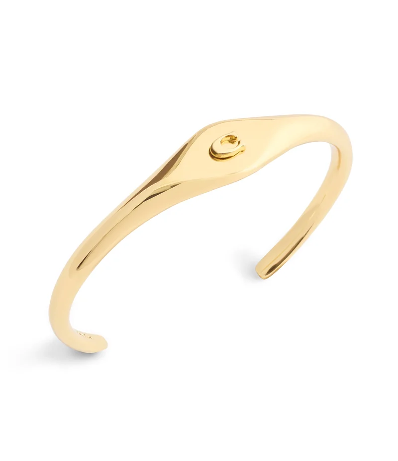 COACH Signature Signet Cuff Bracelet